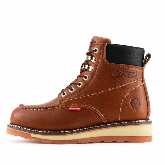 SUREWAY 6" Men’s Moc Toe Work Boots Heavy Duty Size 13 NEW - Picture 9 of 12
